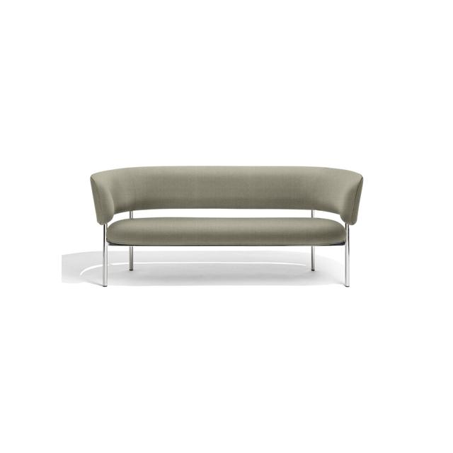 Møbel Copenhagen Font Sofa Vidar 222 Poleret Stål Stel