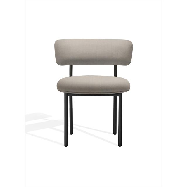 Møbel Copenhagen Font Spisebordsstol Trio 0205 Sort Stel