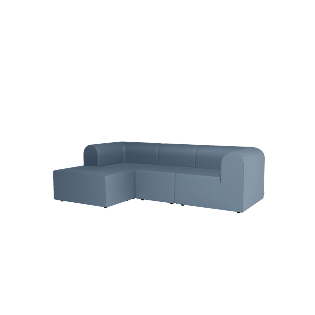 Montana Paradigm -personers Sofa Med Puf Venstre He0732-hero732