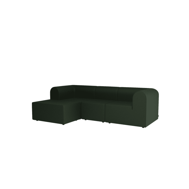 Montana Paradigm -personers Sofa Med Puf Venstre S975-steelcut975