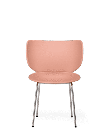 Moooi Hana Spisebordsstol Upolstret Sæt Af   Dusty Pink Krom