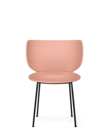 Moooi Hana Spisebordsstol Upolstret Sæt Af   Dusty Pink Sort