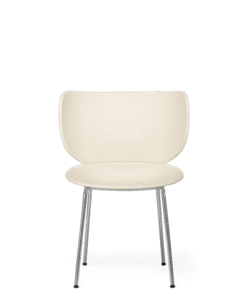 Moooi Hana Spisebordsstol Upolstret Sæt Af   Oyster White Krom