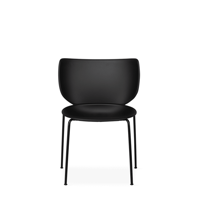 Moooi Hana Spisebordsstol Upolstret Sæt Af Sort Stabelbar