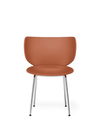 Moooi Hana Spisebordsstol Upolstret Sæt Af   Terracotta Krom