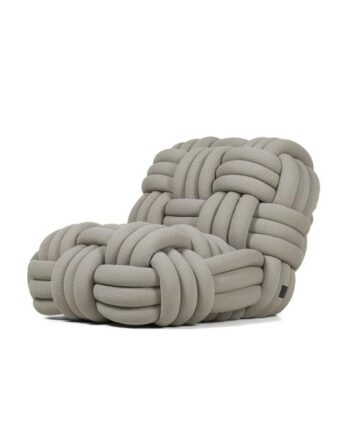 Moooi Knitty Lænestol Citadel Grey