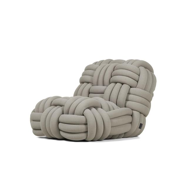 Moooi Knitty Lænestol Citadel Grey