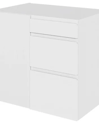 Multi-living Hjørneskab 80 Cm Med Hylde Og Låge