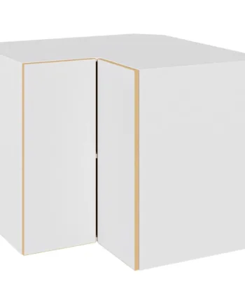 Multi-living Køkken Hjørneskab   White Oak Line Knæklåge  : 70   Cm  : 60   Cm   Låge   Hylder Bredde: 90 Cm