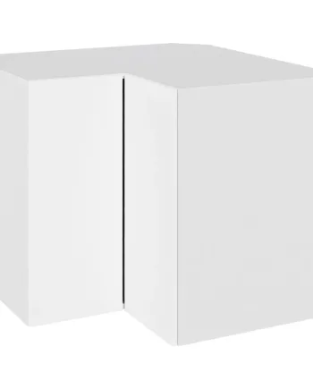 Multi-living Hjørneskab Med Knæklåge   Cibo Bianco  : 70   Cm  : 60   Cm         Karrusel Bredde: 90 Cm
