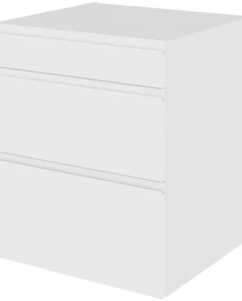 Multi-living Hyldeskab 60 Cm Med Hylde  Låge Og Skuffe Deludtræk