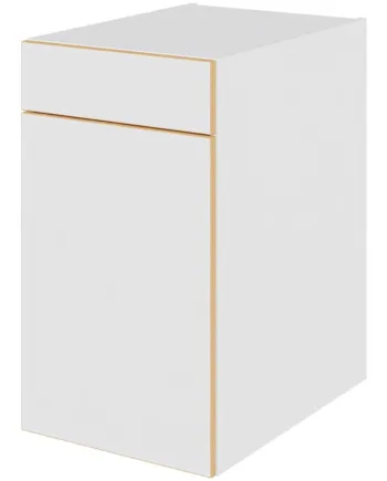 Multi-living Køkken Hyldeskab   White Oak Line  : 70   Cm  : 60   Cm   Låge   Skuffe Fuldudtræk Softluk Bredde: 40 Cm
