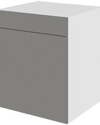 Multi-living Køkken Grydeskab   Cibo Grigio Underskab  : 70   Cm  : 60   Cm    Udtræksriste   Låge Og   Skuffe Med Deludtræk Softluk Bredde: 60 Cm
