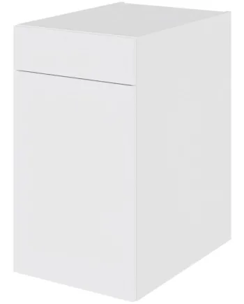 Multi-living Køkken Grydeskab   Hvid Front Underskab  : 70   Cm  : 60   Cm    Udtræksriste   Låge Og   Skuffe Med Deludtræk Softluk Bredde: 40 Cm