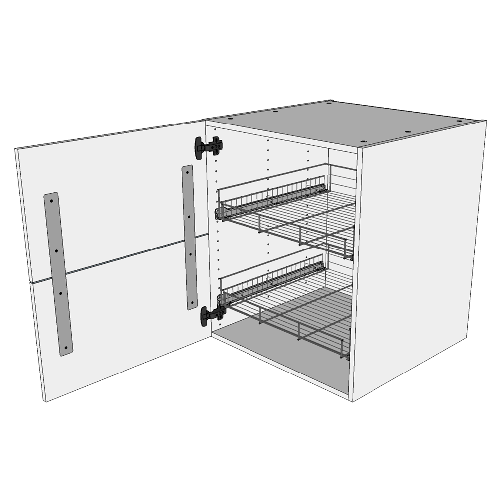 Multi-living Køkken Grydeskab Wien Underskab : 70 Cm : 60 Cm Inklusiv Udtræksriste Skuffe Look Bredde: 60 Cm