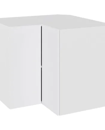 Multi-living Køkken Hjørneskab   Hvid Front Knæklåge  : 70   Cm  : 60   Cm   Låge   Hylder Bredde: 90 Cm
