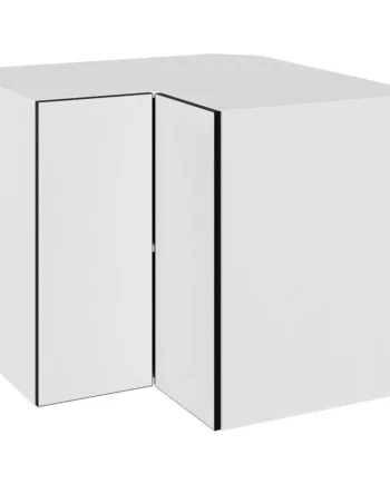 Multi-living Køkken Hjørneskab   White Black Line Knæklåge  : 70   Cm  : 60   Cm   Låge   Hylder Bredde: 90 Cm