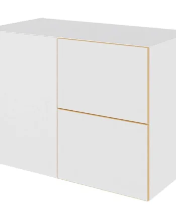 Multi-living Køkken Hjørneskab   White Oak Line  : 70   Cm  : 60   Cm Le Mans Karrusel   Skuffe Look Bredde: 100 Cm