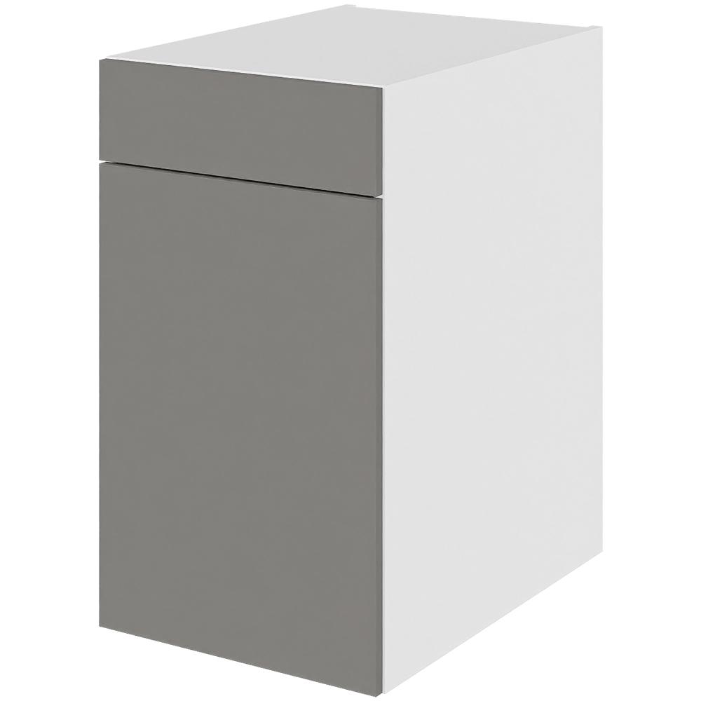 Multi-living Køkken Hyldeskab Cibo Grigio : 70 Cm : 60 Cm Låge Skuffe Deludtræk Softluk Bredde: 40 Cm