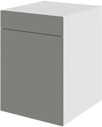 Multi-living Køkken Hyldeskab   Cibo Grigio  : 70   Cm  : 60   Cm   Låge   Skuffe Fuldudtræk Softluk Bredde: 50 Cm