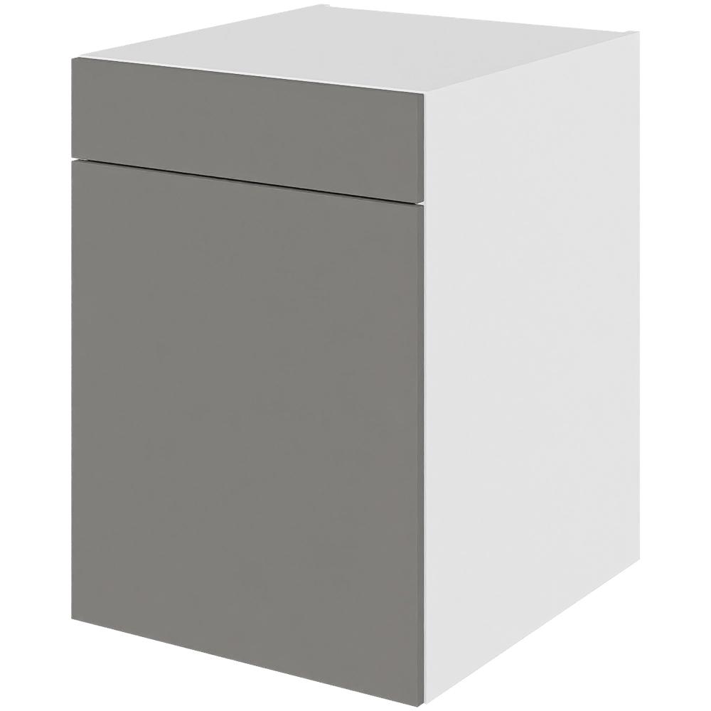 Multi-living Køkken Hyldeskab Cibo Grigio : 70 Cm : 60 Cm Låge Skuffe Fuldudtræk Softluk Bredde: 50 Cm
