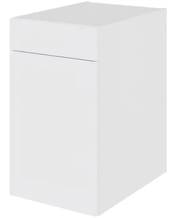 Multi-living Køkken Hyldeskab   Hvid Front  : 70   Cm  : 60   Cm   Låge   Skuffe Deludtræk Softluk Bredde: 40 Cm