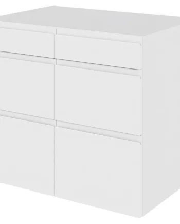 Multi-living Køkken Hyldeskab   Hvid Grebsfri  : 70   Cm  : 60   Cm   Låger Inklusiv   Hylde Bredde: 80 Cm