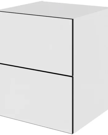 Multi-living Køkken Hyldeskab   White Black Line  : 70   Cm  : 60   Cm Inkluderet Løs Hylde   Skuffe Look Bredde: 60 Cm