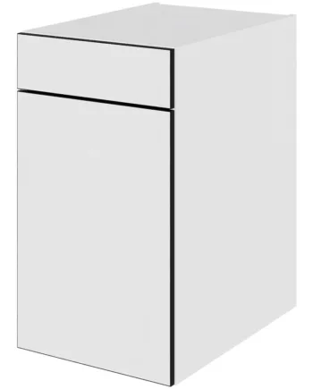 Multi-living Køkken Hyldeskab   White Black Line  : 70   Cm  : 60   Cm   Låge   Skuffe Deludtræk Softluk Bredde: 40 Cm