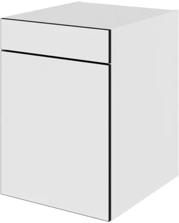 Multi-living Køkken Hyldeskab   White Black Line  : 70   Cm  : 60   Cm   Låge   Skuffe Fuldudtræk Softluk Bredde: 50 Cm