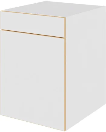 Multi-living Køkken Hyldeskab   White Oak Line  : 70   Cm  : 60   Cm   Låge   Skuffe Fuldudtræk Softluk Bredde: 50 Cm
