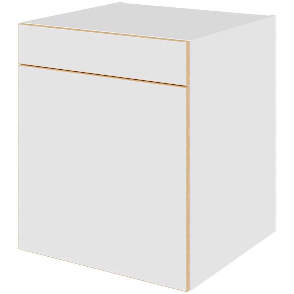 Multi-living Køkken Hyldeskab White Oak Line : 70 Cm : 60 Cm Låge Skuffe Fuldudtræk Softluk Bredde: 60 Cm