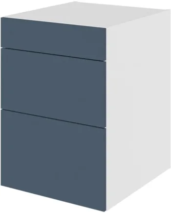 Multi-living Køkken Skuffeskab   Cibo Blue  : 70   Cm  : 60   Cm   Skuffer Deludtræk Softluk Bredde: 50 Cm