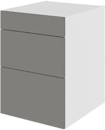 Multi-living Køkken Skuffeskab   Cibo Grigio  : 70   Cm  : 60   Cm   Skuffer Deludtræk Softluk Bredde: 50 Cm