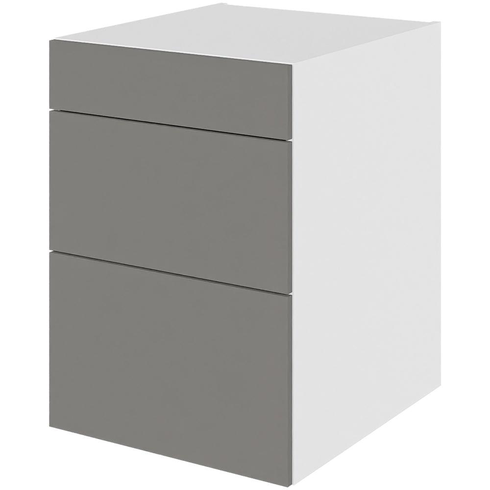 Multi-living Køkken Skuffeskab Cibo Grigio : 70 Cm : 60 Cm Skuffer Deludtræk Softluk Bredde: 50 Cm