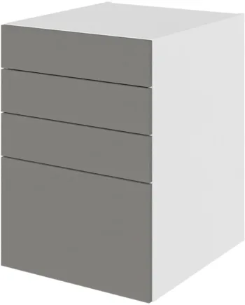 Multi-living Køkken Skuffeskab   Cibo Grigio  : 70   Cm  : 60   Cm   Skuffer Fuldtudtræk Softluk Bredde: 50 Cm