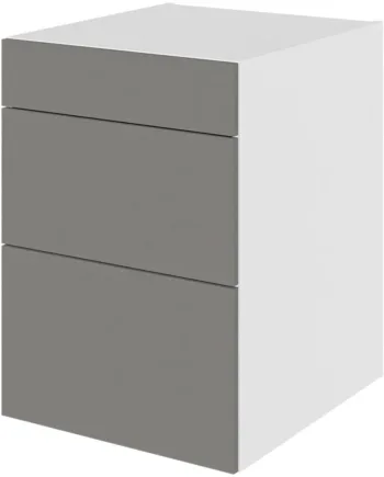 Multi-living Køkken Skuffeskab   Cibo Grigio   : 70   Cm  : 60   Cm   Skuffer Fuldtudtræk Softluk Bredde: 50 Cm