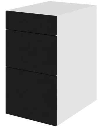 Multi-living Køkken Skuffeskab   Cibo Nero  : 70   Cm  : 60   Cm   Skuffer Deludtræk Softluk Bredde: 40 Cm