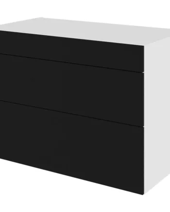 Multi-living Køkken Skuffeskab   Cibo Nero   : 70   Cm  : 60   Cm   Skuffer Fuldtudtræk Softluk Bredde: 100 Cm