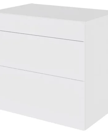 Multi-living Køkken Skuffeskab   Hvid Front  : 70   Cm  : 60   Cm   Skuffer Deludtræk Softluk Bredde: 80 Cm