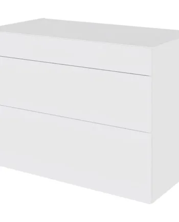 Multi-living Køkken Skuffeskab   Hvid Front   : 70   Cm  : 60   Cm   Skuffer Fuldtudtræk Softluk Bredde: 100 Cm