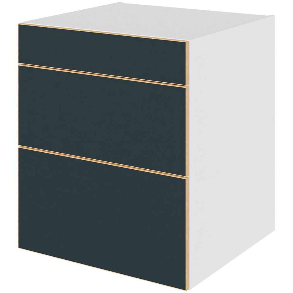 Multi-living Køkken Skuffeskab Køln : 70 Cm : 60 Cm Skuffer Fuldtudtræk Softluk Bredde: 60 Cm
