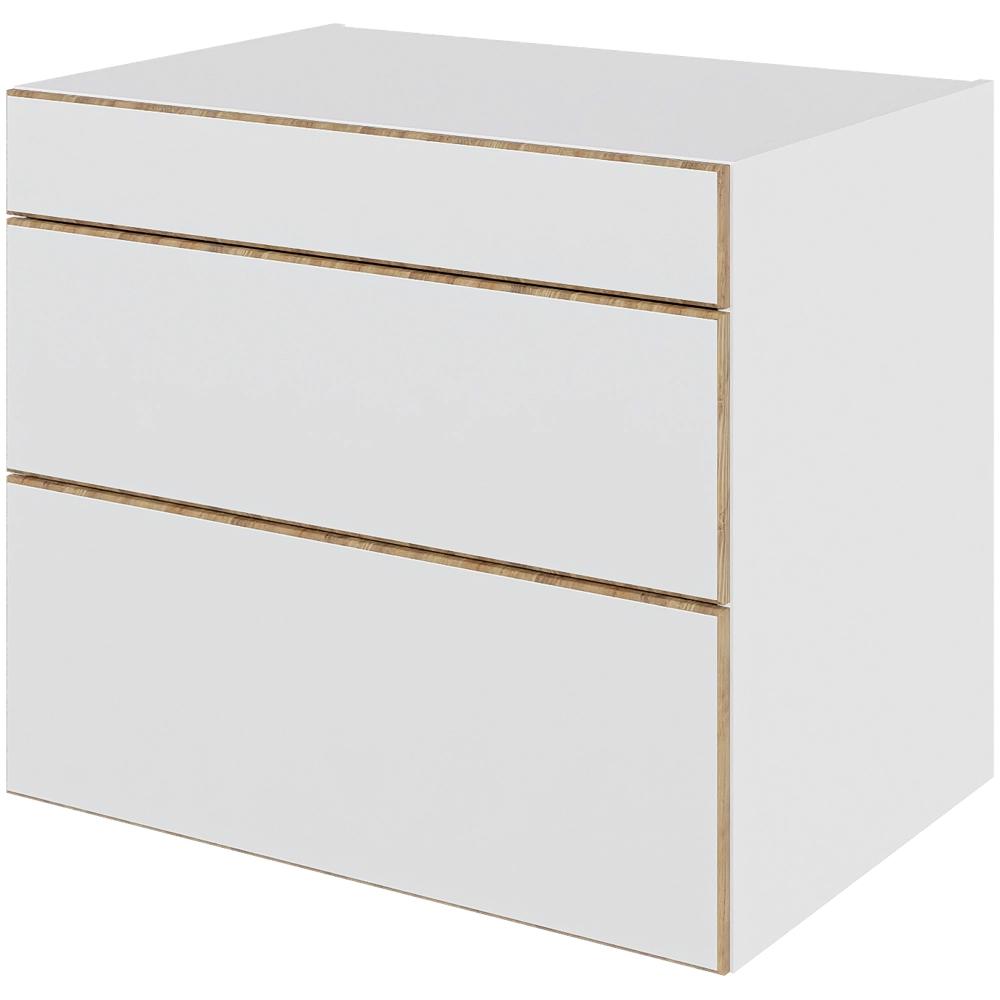 Multi-living Køkken Skuffeskab London : 70 Cm : 60 Cm Skuffer Deludtræk Softluk Bredde: 80 Cm