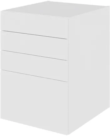 Multi-living Køkken Skuffeskab   Malet Hvid Front  : 70   Cm  : 60   Cm   Skuffer Deludtræk Softluk Bredde: 50 Cm