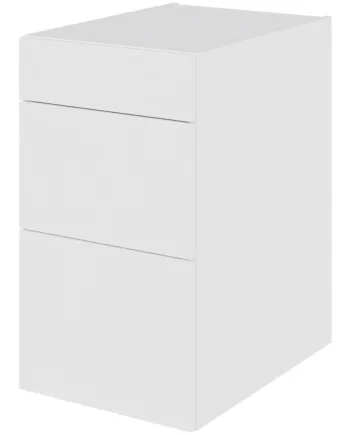 Multi-living Køkken Skuffeskab   Malet Hvid Front  : 70   Cm  : 60   Cm   Skuffer Deludtræk Softluk Bredde: 40 Cm