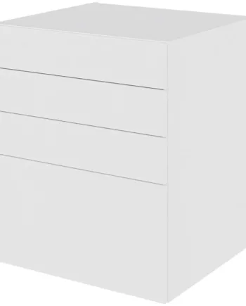 Multi-living Køkken Skuffeskab   Malet Hvid Front  : 70   Cm  : 60   Cm   Skuffer Deludtræk Softluk Bredde: 60 Cm