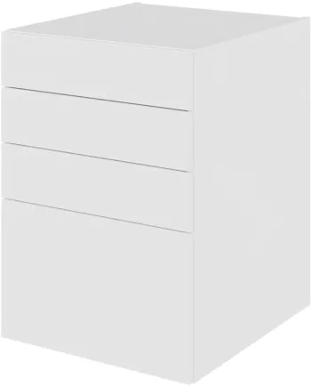 Multi-living Køkken Skuffeskab   Malet Hvid Front  : 70   Cm  : 60   Cm   Skuffer Fuldtudtræk Softluk Bredde: 50 Cm