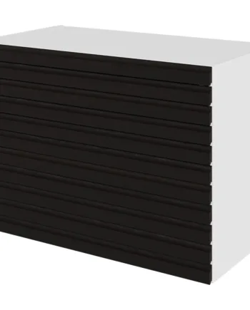 Multi-living Køkken Skuffeskab    -line Sort Eg   : 70   Cm  : 60   Cm   Skuffer Fuldtudtræk Softluk Bredde: 100 Cm