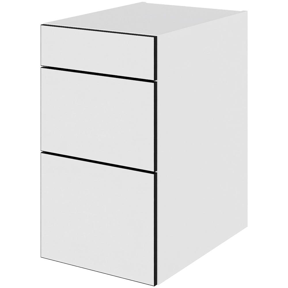 Multi-living Køkken Skuffeskab White Black Line : 70 Cm : 60 Cm Skuffer Deludtræk Softluk Bredde: 40 Cm