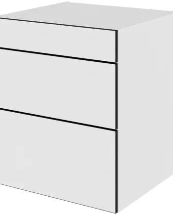 Multi-living Køkken Skuffeskab   White Black Line   : 70   Cm  : 60   Cm   Skuffer Fuldtudtræk Softluk Bredde: 60 Cm